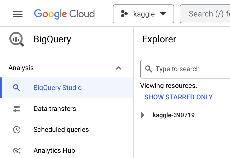 google cloud bigquery